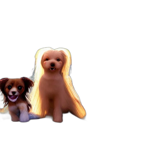 animal, creature, 3d render, pixel art transparent PNG cut-out