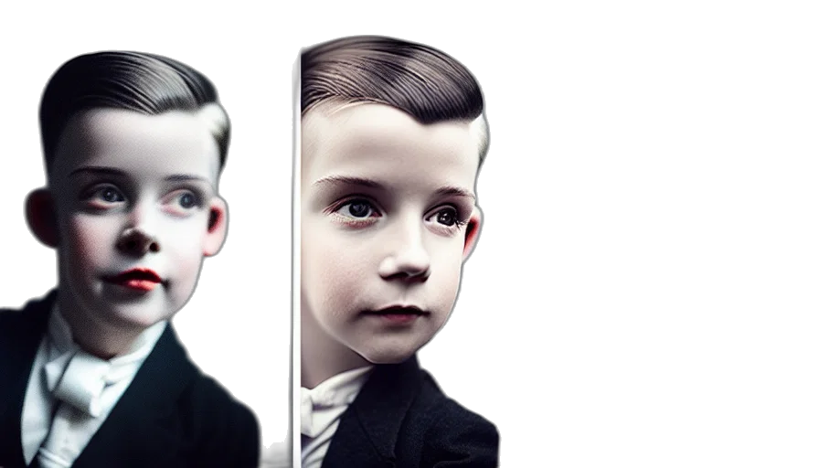 face, photorealistic, 3d render, comic book art transparent PNG cut-out