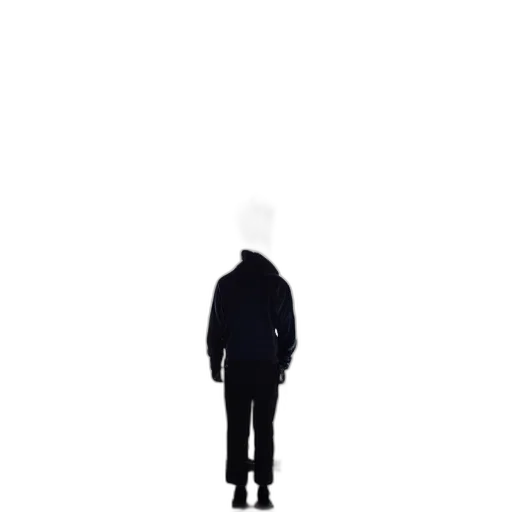 jacket, face, staff, robot transparent PNG cut-out