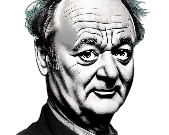 face, staff, cartoon, photorealistic transparent PNG cut-out