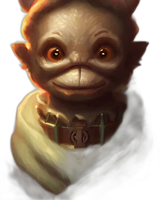 creature, face, staff, mask transparent PNG cut-out