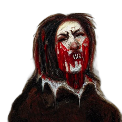 face, creature, mask, staff transparent PNG cut-out