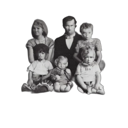 photorealistic, old, polaroid, haunted transparent PNG cut-out