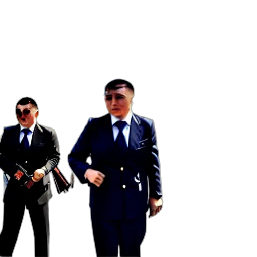 staff, jacket, weapon, mask transparent PNG cut-out