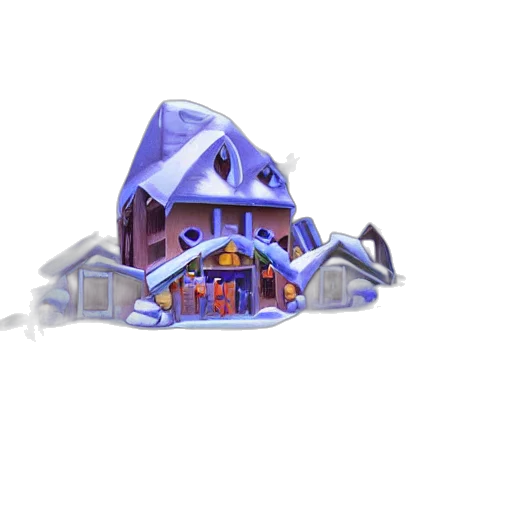 building, 3d render, concept art, pixel art transparent PNG cut-out