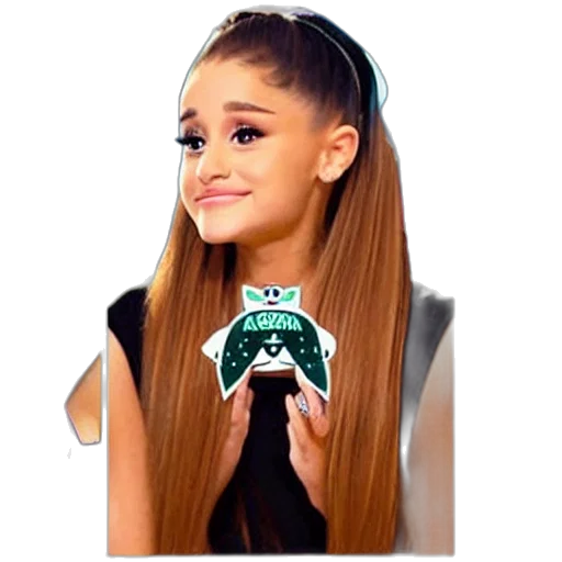 cartoon, pixel art, anime, ariana transparent PNG cut-out