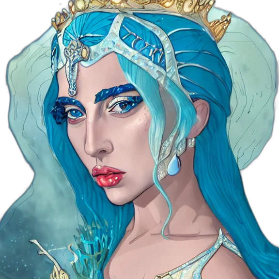 crown, fantasy art, concept art, watercolor transparent PNG cut-out