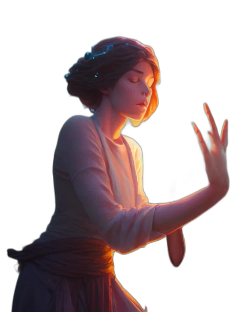 staff, dress, crown, hat transparent PNG cut-out