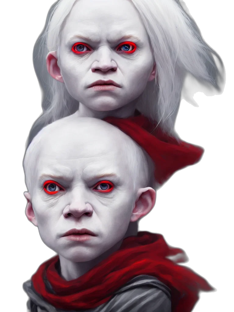 face, mask, creature, concept art transparent PNG cut-out