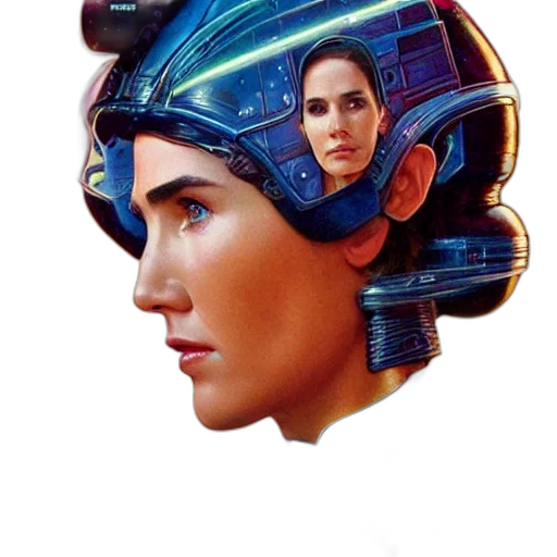 face, mask, robot, crown transparent PNG cut-out