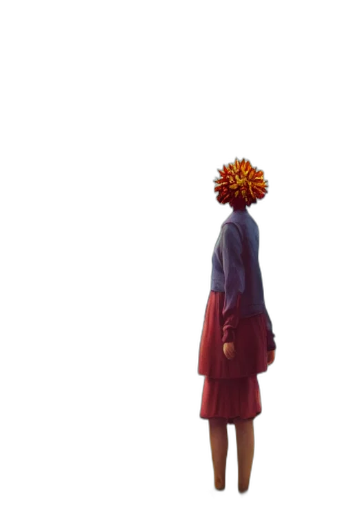 dress, flower, crown, umbrella transparent PNG cut-out