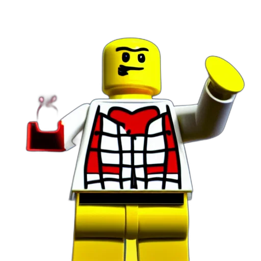 robot, jacket, staff, face transparent PNG cut-out