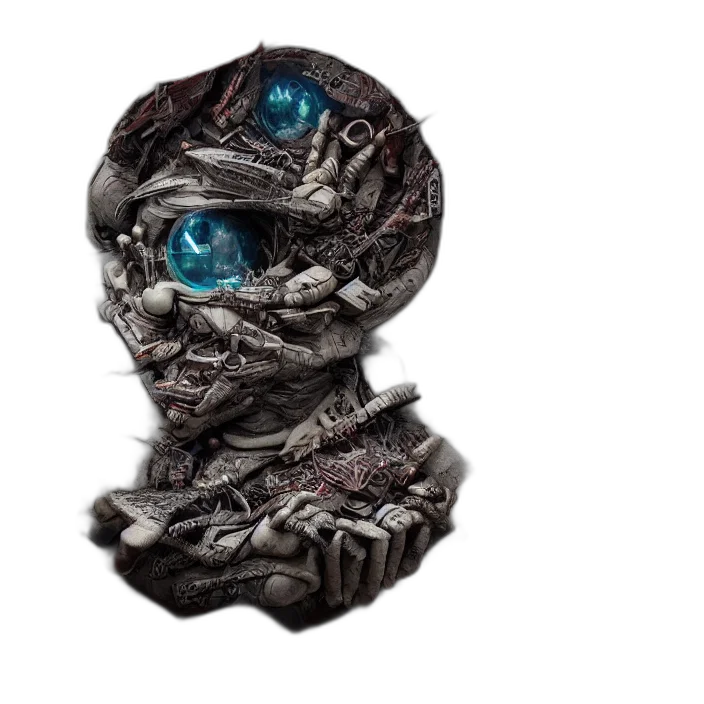 mask, face, robot, jewelry transparent PNG cut-out