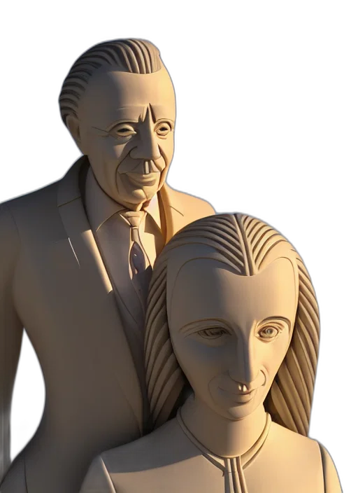 face, 3d render, photorealistic, concept art transparent PNG cut-out