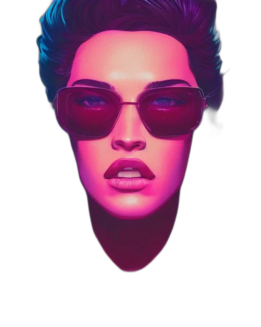 face, mask, jacket, crown transparent PNG cut-out