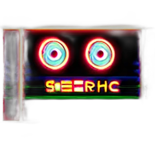 robot, cyberpunk, vaporwave, 3d render transparent PNG cut-out