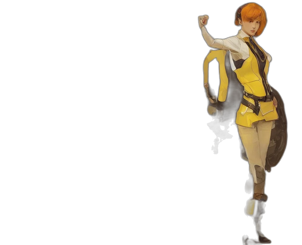 staff, jacket, weapon, concept art transparent PNG cut-out