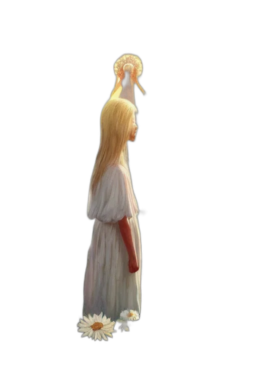 dress, staff, sword, crown transparent PNG cut-out