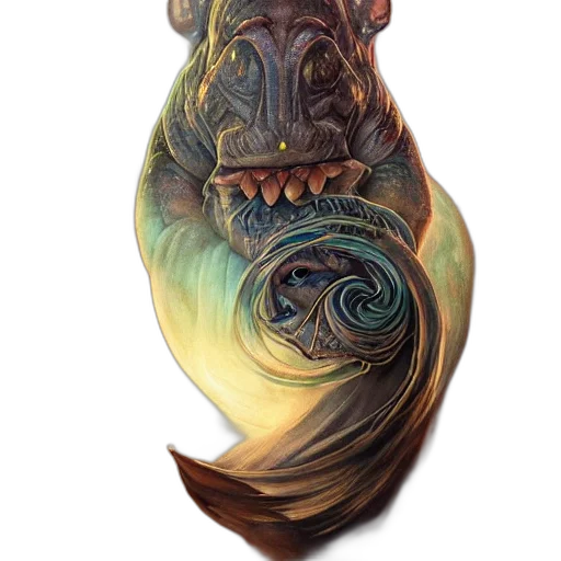 mask, creature, dragon, face transparent PNG cut-out