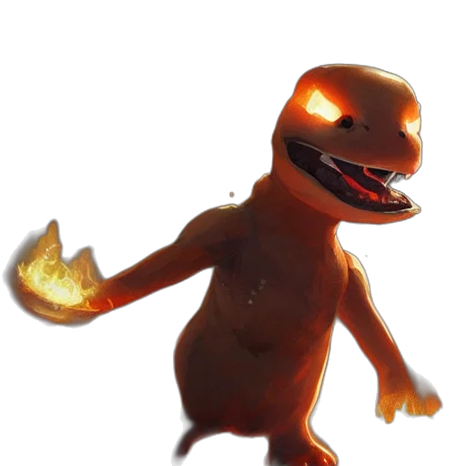 creature, animal, dragon, staff transparent PNG cut-out