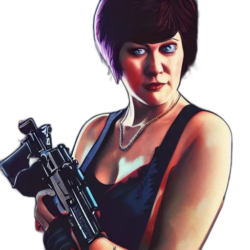 weapon, comic book art, concept art, pixel art transparent PNG cut-out