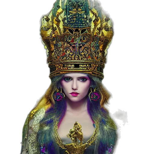 crown, jewelry, hat, face transparent PNG cut-out