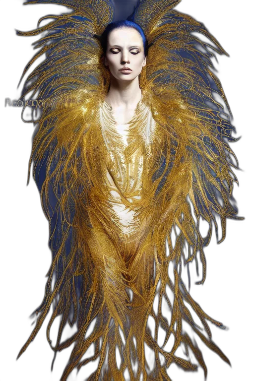 dress, hair, jewelry, creature transparent PNG cut-out