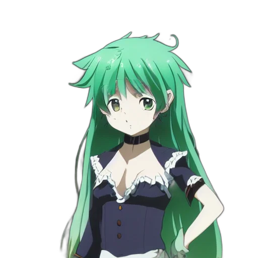 dress, staff, dragon, weapon transparent PNG cut-out