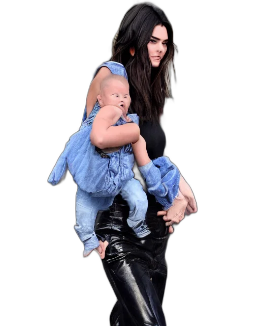 photorealistic, concept art, kendall, jenner transparent PNG cut-out
