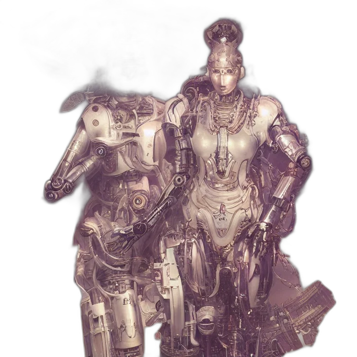 robot, weapon, sword, staff transparent PNG cut-out
