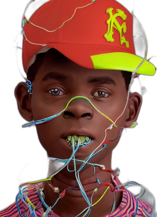 face, mask, hat, jewelry transparent PNG cut-out