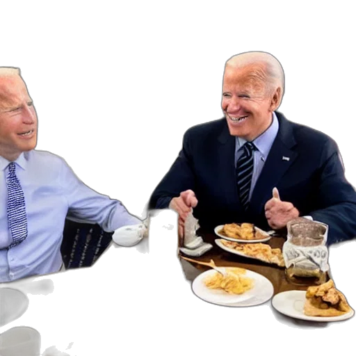 food, photograph, trump, biden transparent PNG cut-out