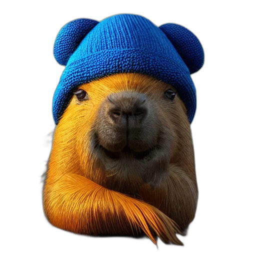 hat, animal, face, creature transparent PNG cut-out