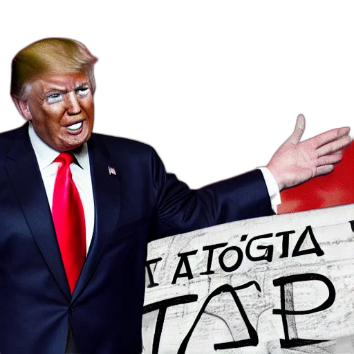 donald, trump, getting, phrase transparent PNG cut-out