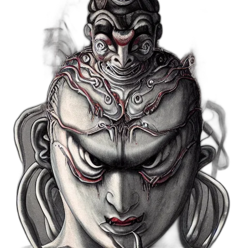 mask, face, crown, creature transparent PNG cut-out