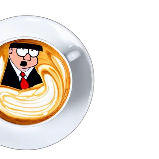 cartoon, peter, griffin, latte transparent PNG cut-out