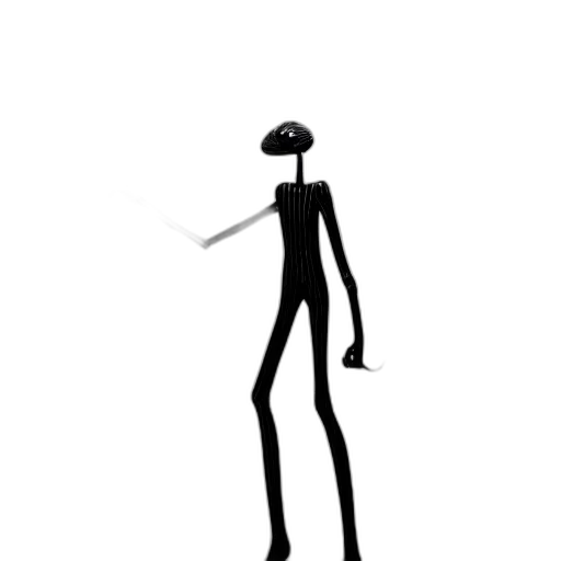 staff, creature, robot, hat transparent PNG cut-out