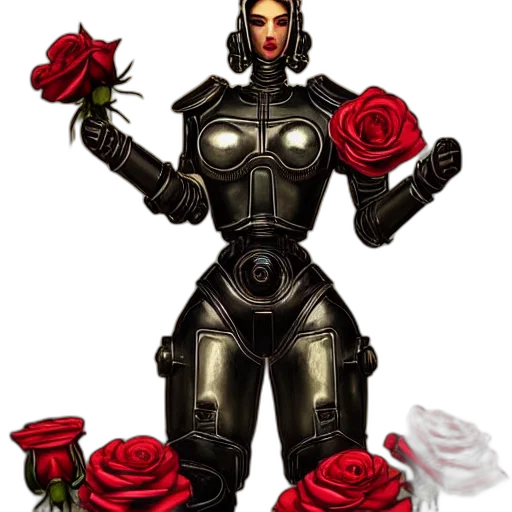 robot, weapon, concept art, pixel art transparent PNG cut-out