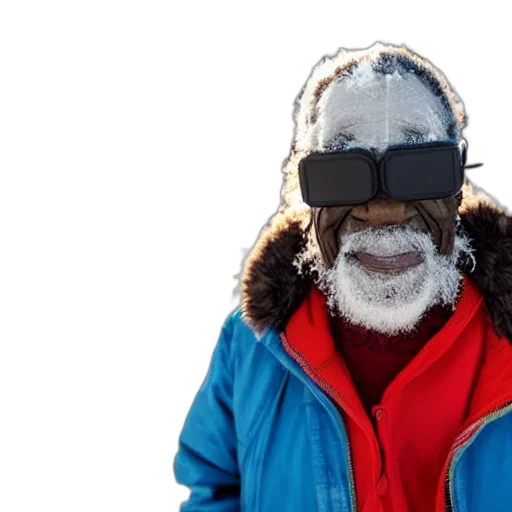 mask, face, jacket, hat transparent PNG cut-out