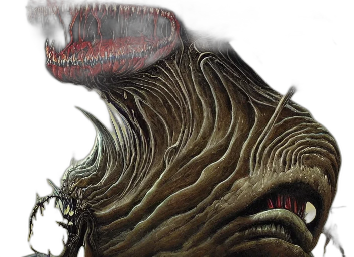 creature, dragon, hair, animal transparent PNG cut-out