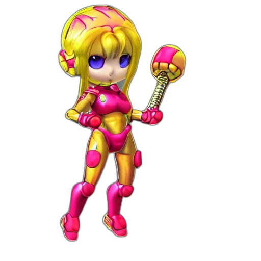 weapon, robot, staff, 3d render transparent PNG cut-out