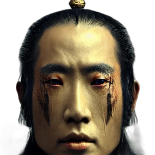face, mask, staff, crown transparent PNG cut-out