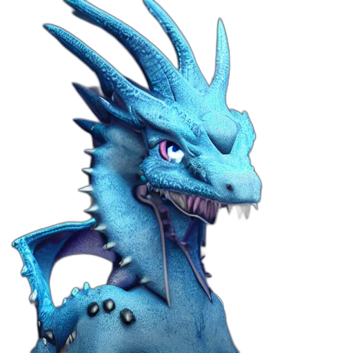 dragon, creature, animal, 3d render transparent PNG cut-out