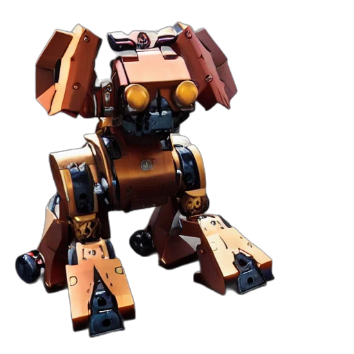 robot, weapon, animal, 3d render transparent PNG cut-out