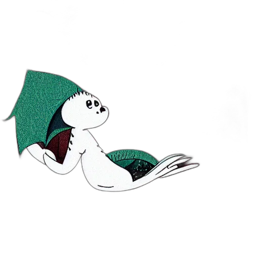 dragon, hat, creature, umbrella transparent PNG cut-out