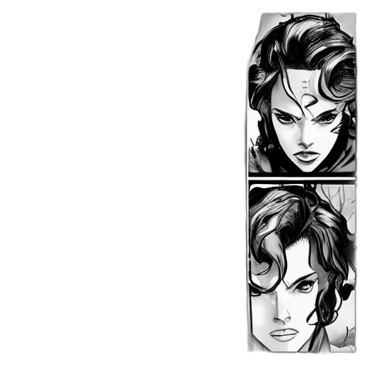 comic book art, concept art, cartoon, anime transparent PNG cut-out