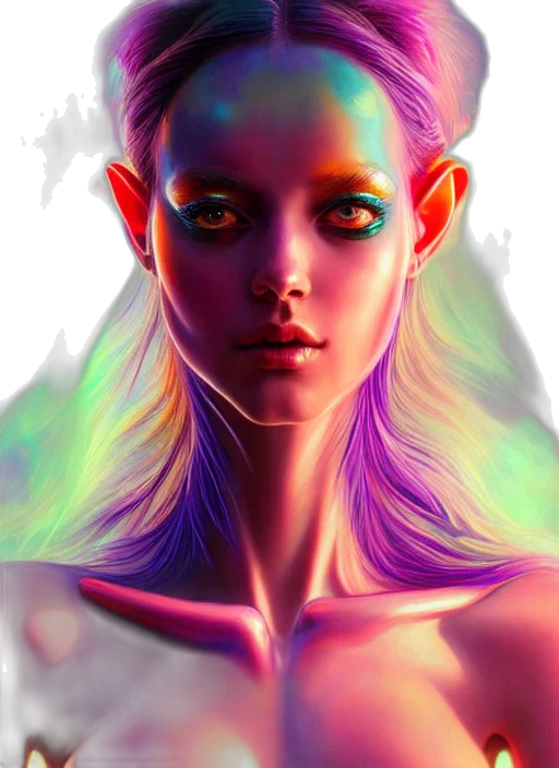 face, mask, creature, hair transparent PNG cut-out