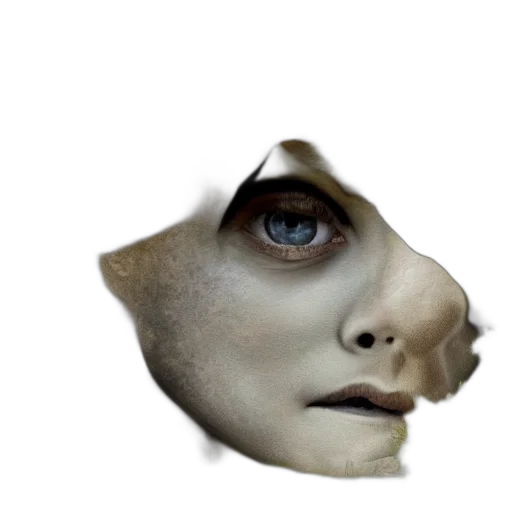 mask, face, creature, crown transparent PNG cut-out