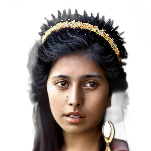crown, face, jewelry, staff transparent PNG cut-out
