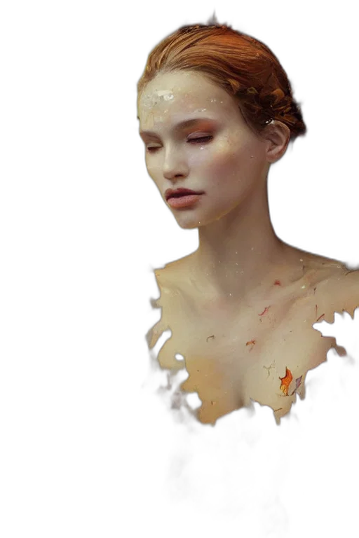 face, crown, jewelry, mask transparent PNG cut-out